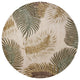 Havana 2622 Natural Fern View Rug, 30"x50"