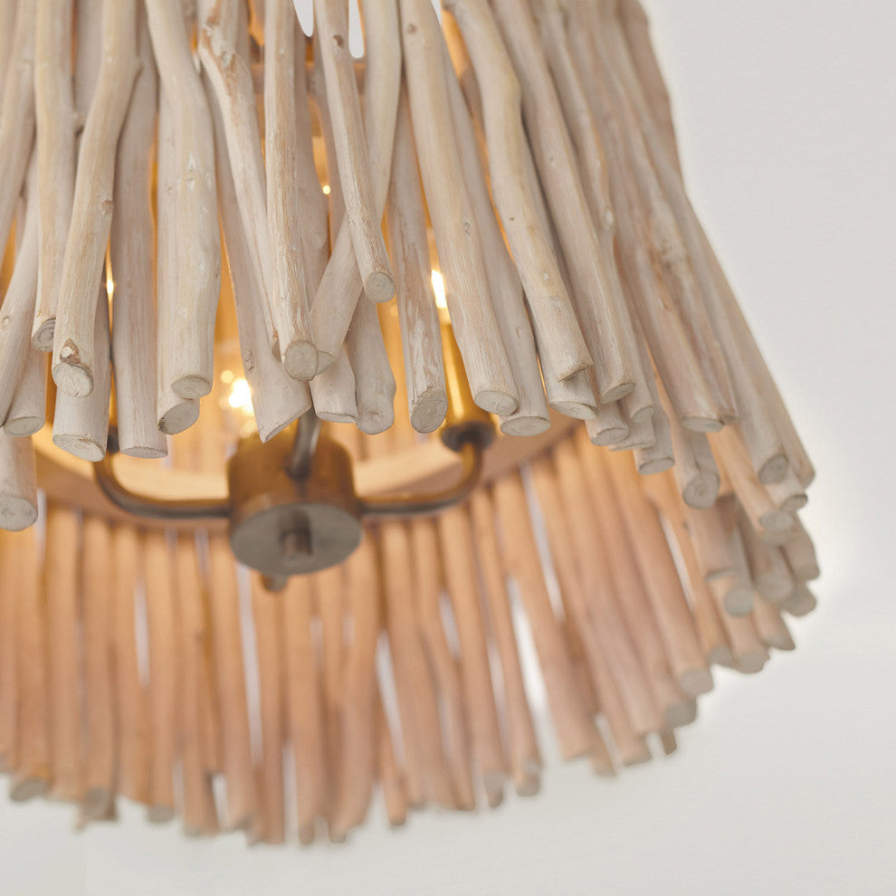 Capital Lighting 340242 Cara 4 Light 16"W Pendant - Brushed Pewter