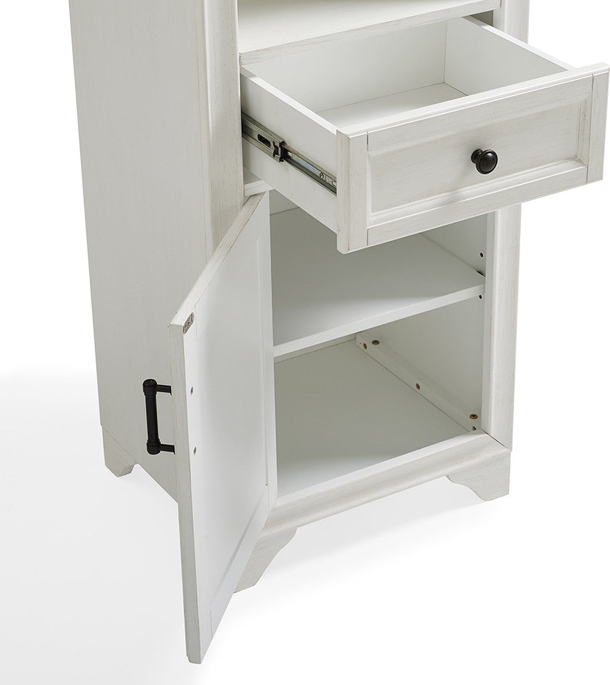 Tara Linen Cabinet, Vintage White
