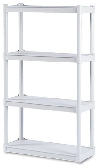 Full product on white background; white color variant of the same shelf.