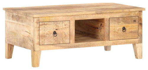 vidaXL Coffee Table End Table Living Room Side Sofa Table Solid Mango Wood