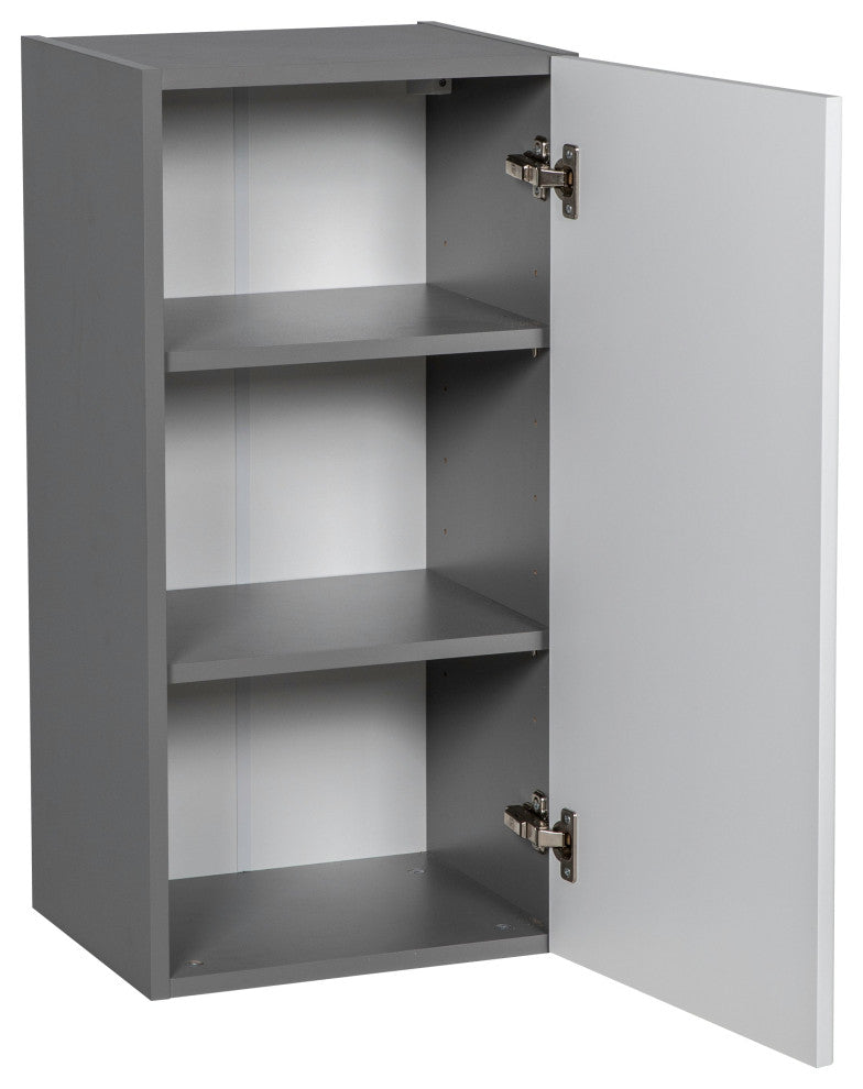 24 x 30 Wall Cabinet-Single Door-with White Gloss door