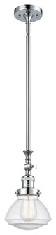 Olean 1-Light Mini Pendant, Polished Chrome, Seedy