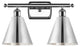 Ballston Cone Bath Vanity Light, Polished Chrome, Polished Chrome