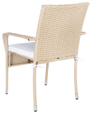 Safavieh Outdoor Laina Bistro Set, Beige / White