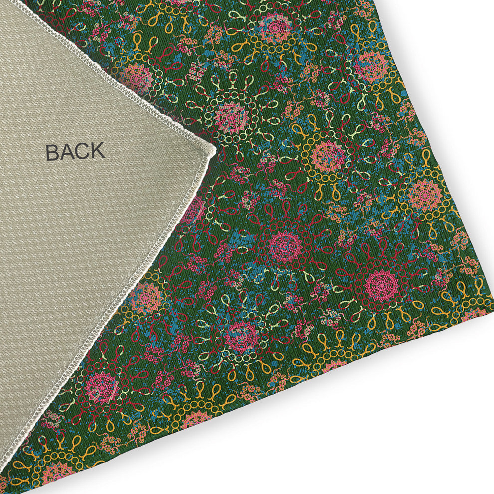 Layered Sun Tile Indoor/Outdoor Rug