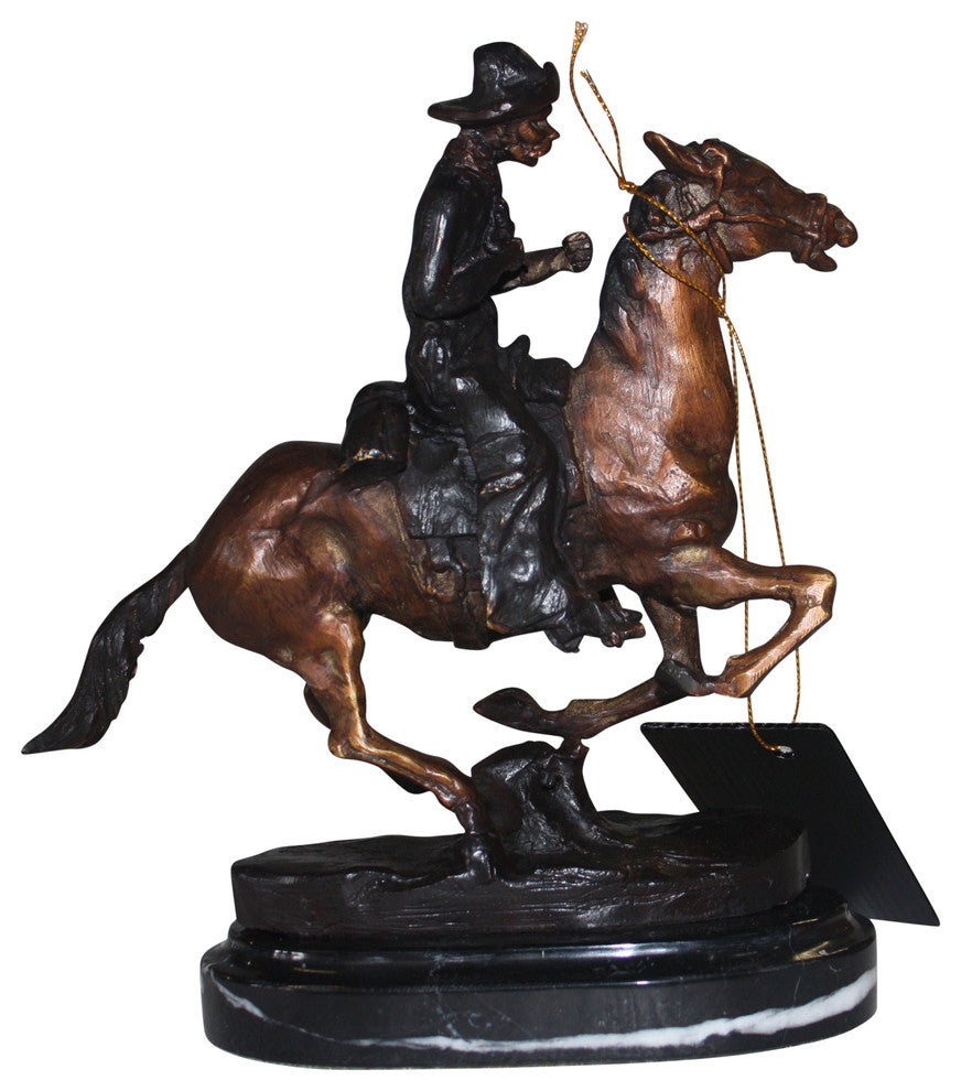 Trooper of the Plains Bronze Statue By Remington