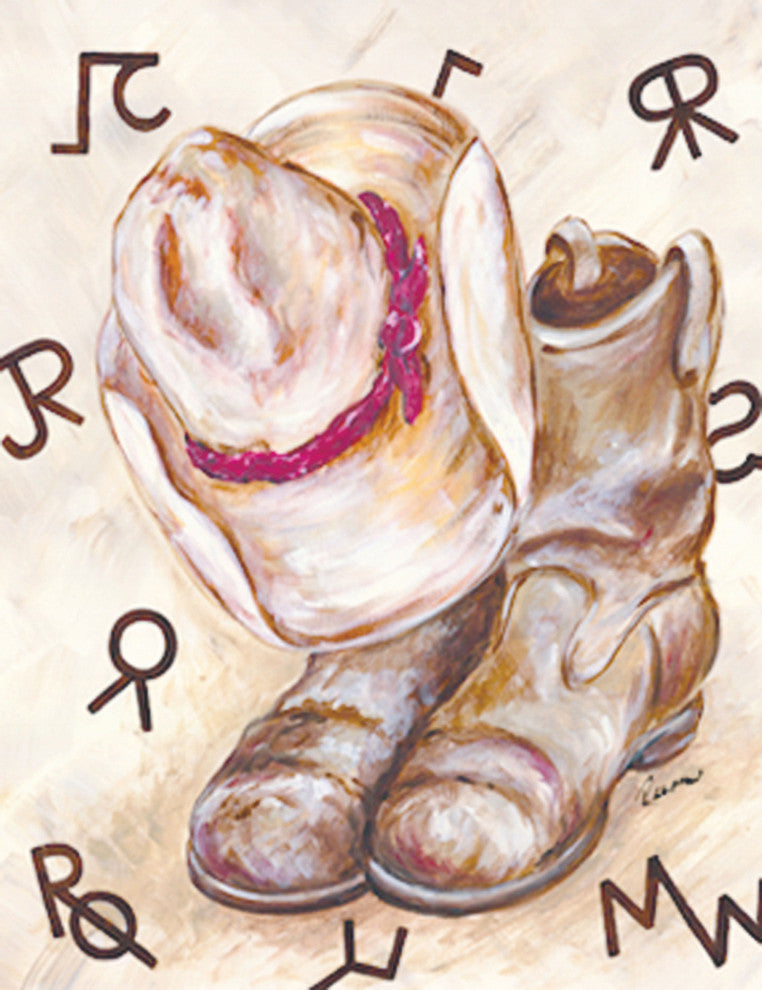 Marmont Hill, "Branding" by Reesa Qualia Painting Print on Wrapped Canvas, 40x52