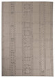 Outdoor Collection Geometric Pattern Bohemian Rug, Dove, 5'3"x7'6"