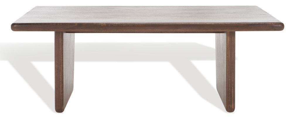 Safavieh Couture Felicity Wood Coffee Table Walnut