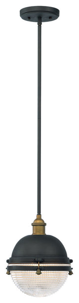 Maxim Lighting Portside 1-Light Outdoor Pendant, Bronze/Brass