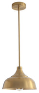 1-Light Metal Style Ceiling Light Industrial Pendant, Bronze