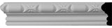 1 3/4"H x 7/8"P x 96"L, (1 7/8" Repeat) Classic Barrel Panel Moulding