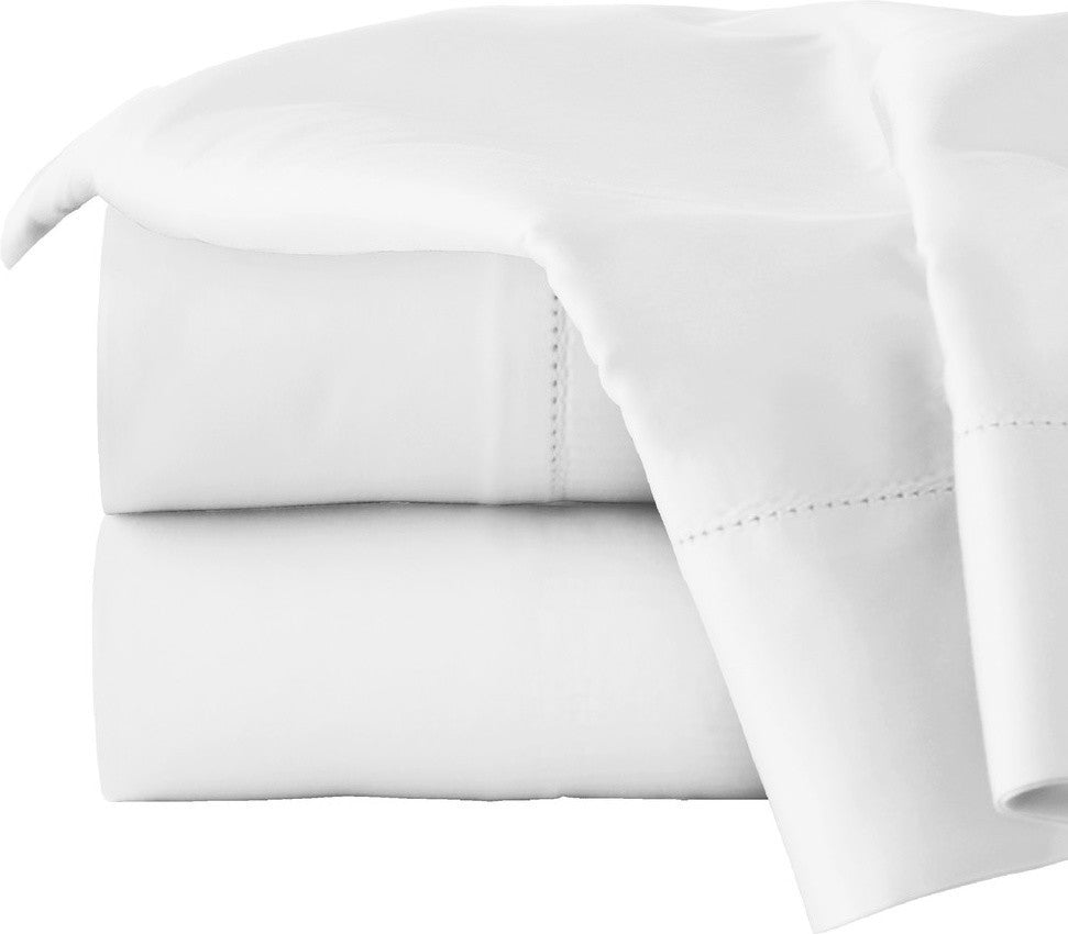 Pointehaven 410TC Long Staple Cotton Sheet Set, White, King