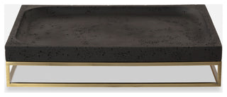 Uttermost - 18161 - Tray - Shadowstone - Antiqued Brass