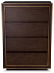 Brown Oak 4-Drawer Dresser, Eichholtz Camelot