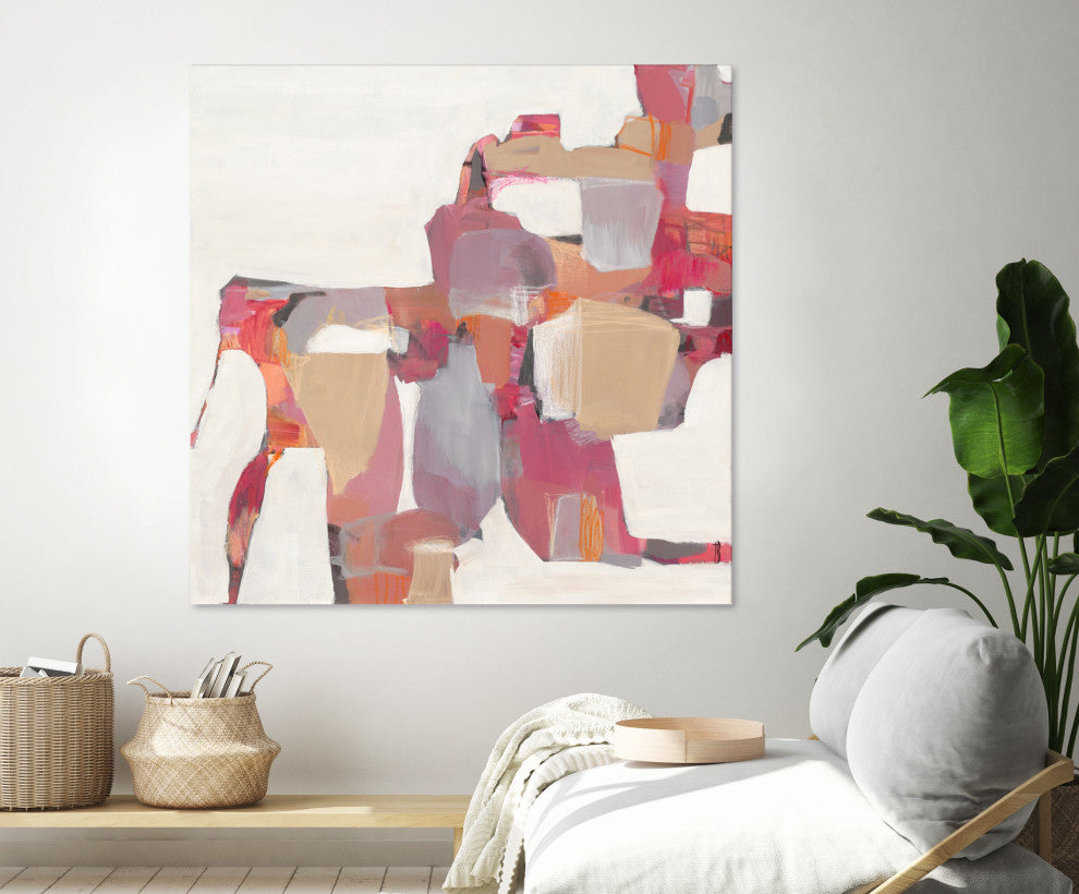 Geranium - 84 x 84 by Terri Burris