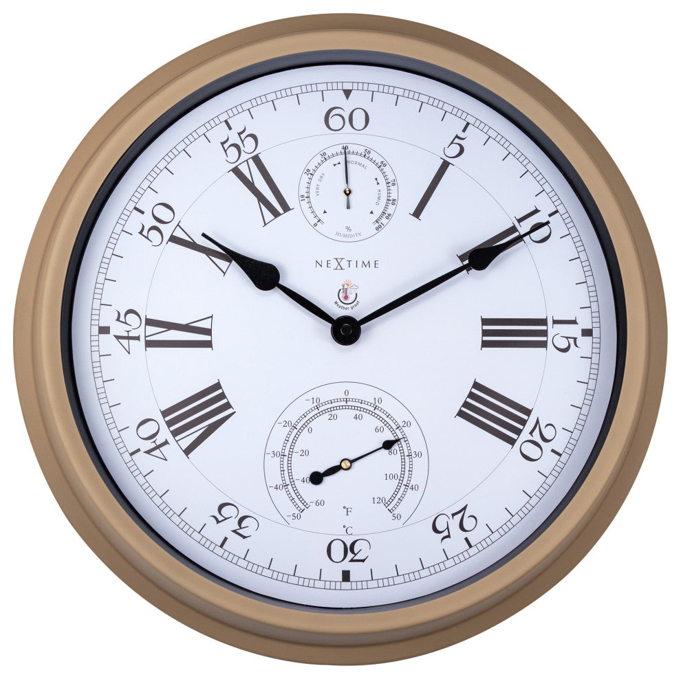 Hyacinth Outdoor Weather Station Wall Clock