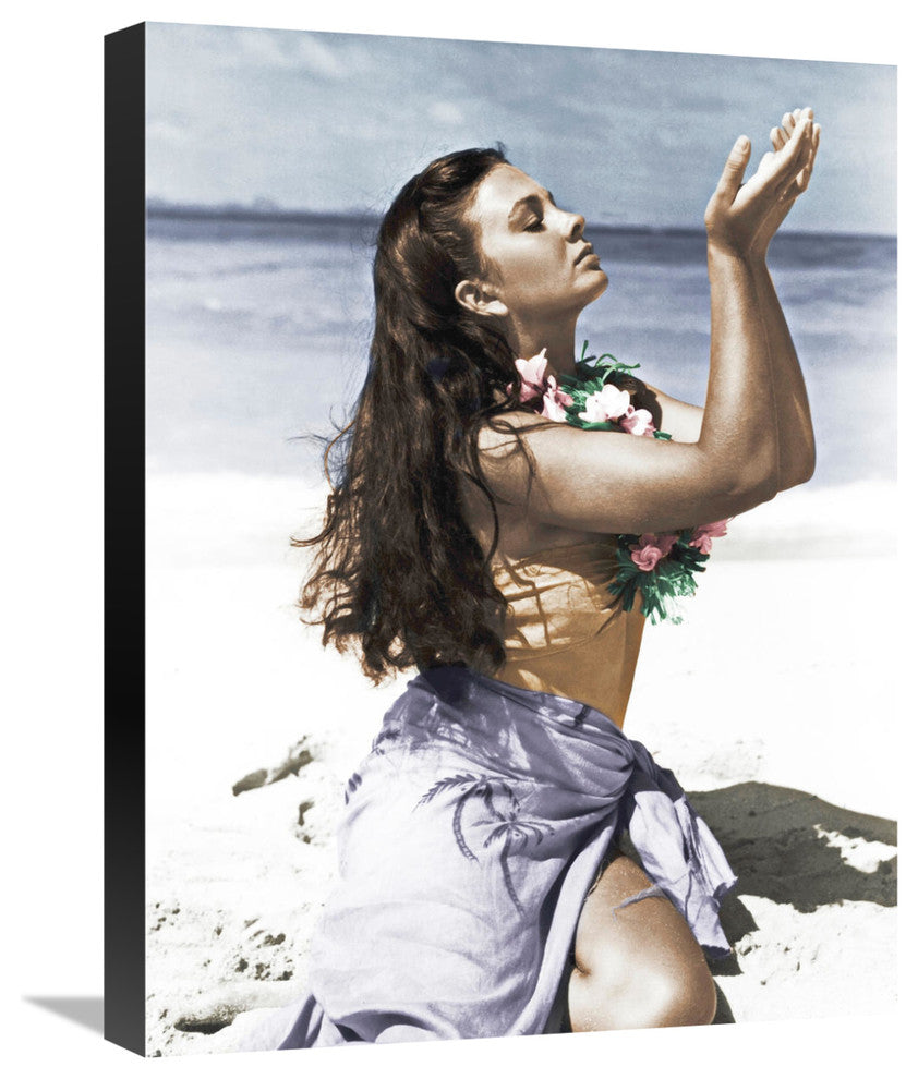 "Jean Simmons" Stretched Canvas Giclee by Hollywood Photo Archive, 17"x22"