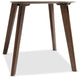 Urban Designs Dahlia Mid-Century Modern Walnut Wood End Table