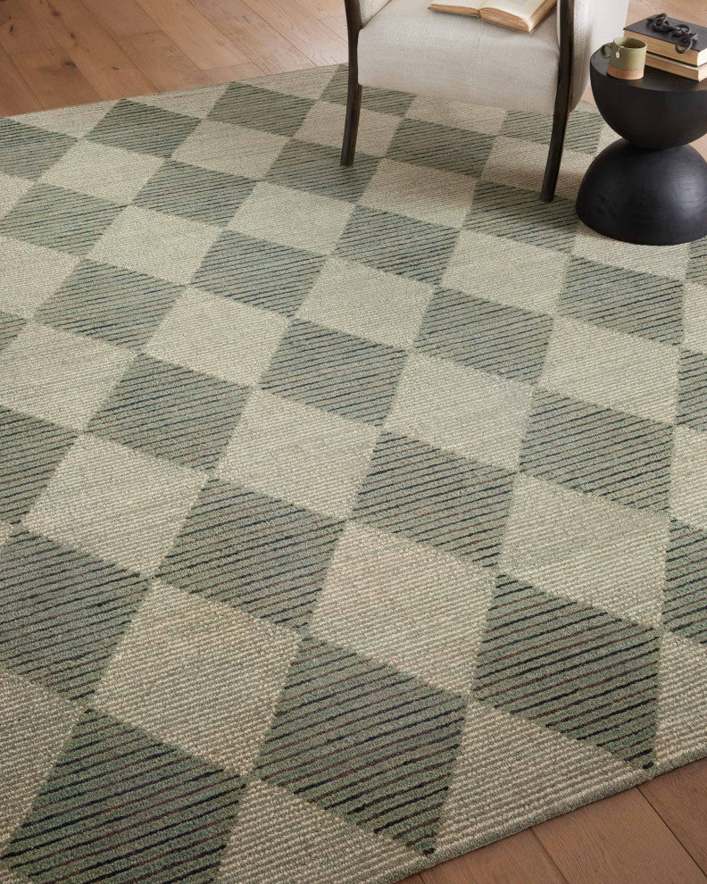 Chris Loves Julia x Loloi Francis Area Rug, Spa / Granite, 8'-6" X 12'