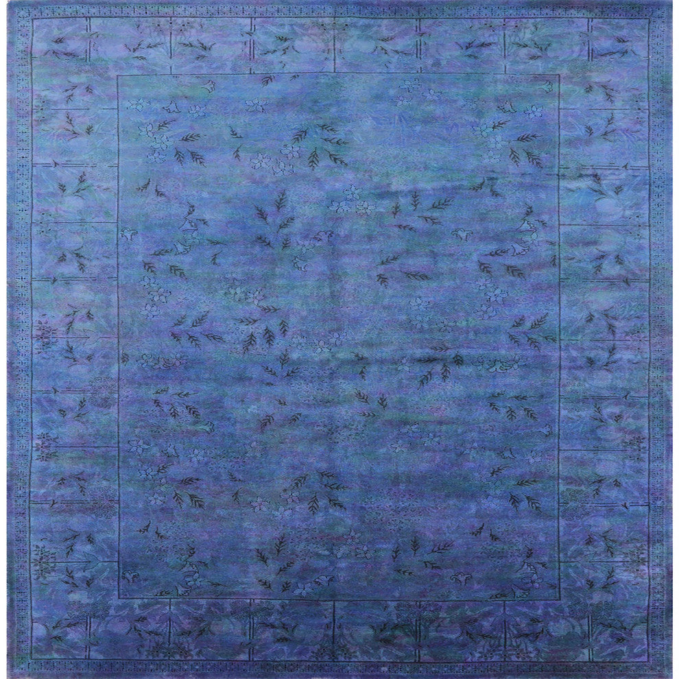 Ahgly Company Indoor Square Mid-Century Modern Area Rugs, 5' Square