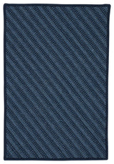 Colonial Mills Blue Hill BI51 Navy Contemporary Area Rug, Rectangular 9'x12'