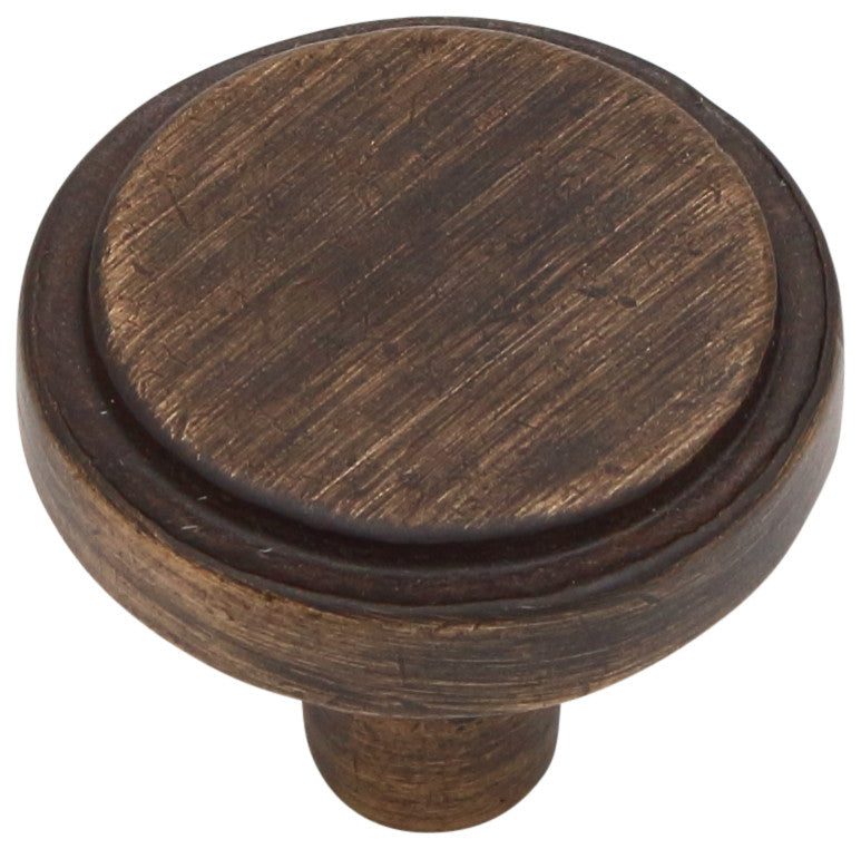 Profilo Knob, Light Bronze, Round Knob