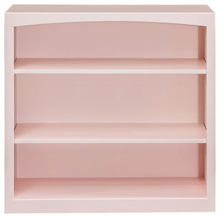 Solid Wood Bookcase 36x36, Blush Pink