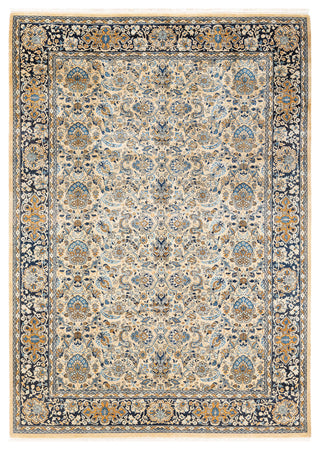 Mogul, One-of-a-Kind Hand-Knotted Area Rug Yellow, 6' 2" x 9' 2"