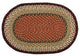 Mustard Braided Rug, 96"x132"