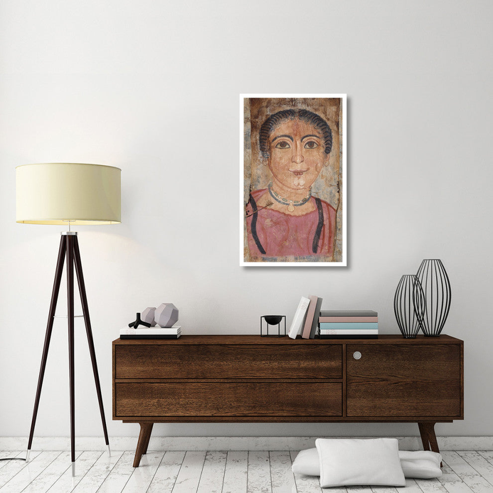 "Mummy Portrait of a Woman" Paper Art, 26"x42"
