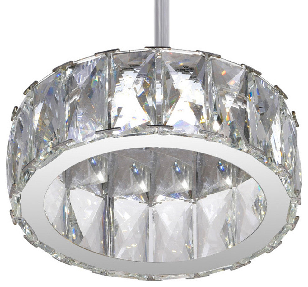 Milan LED Mini Pendant With Chrome Finish