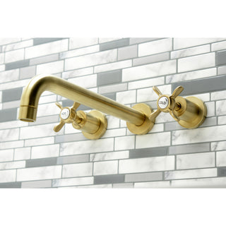 KS8057BEX Wall Mount Tub Faucet, Brushed Brass