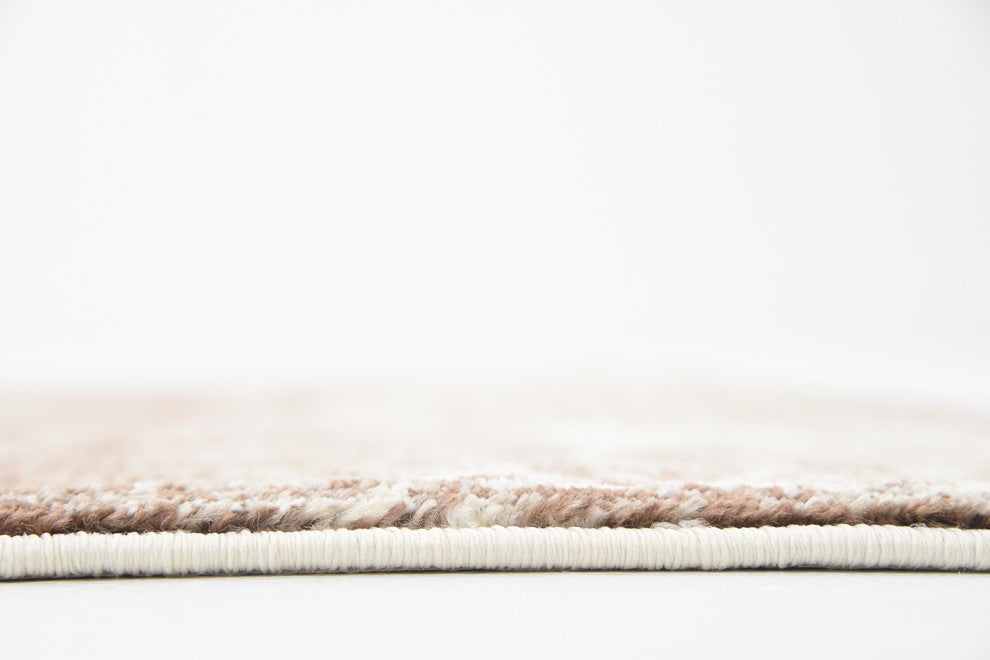 Unique Loom Dark Beige Grant Rushmore 4' 0 x 6' 0 Area Rug