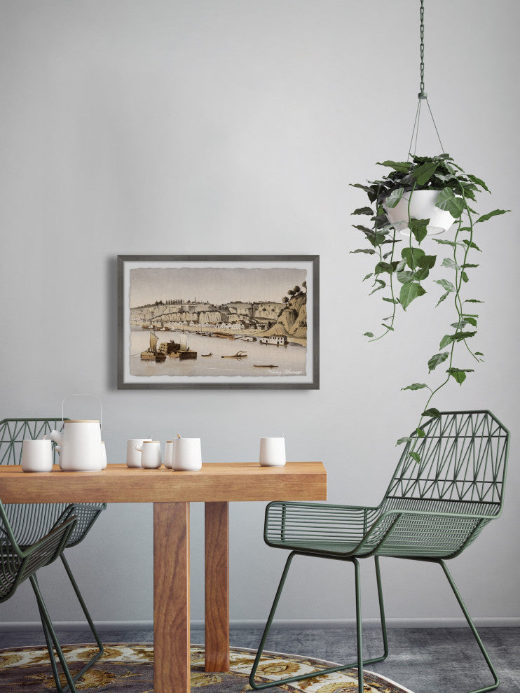 "Natchez MS" Framed Painting Print, 36x24