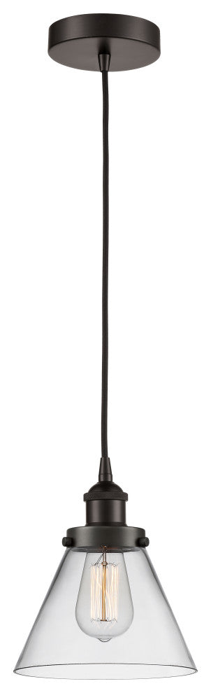 INNOVATIONS LIGHTING 616-1PH-OB-G42-LED Large Cone 1 Light 10 inch Mini Pendant