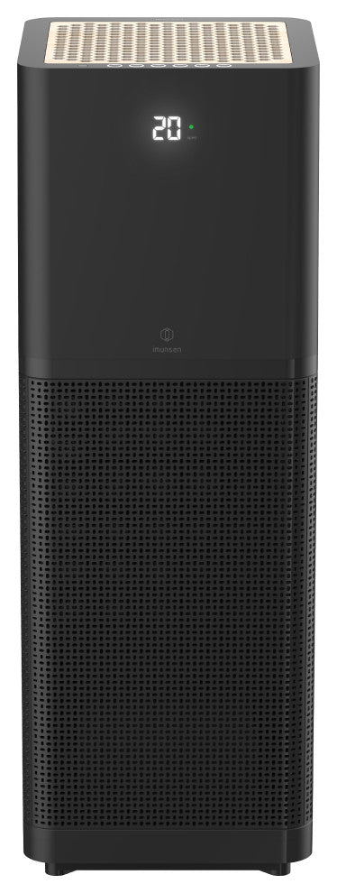 IMUNSEN Air Purifier with Cypress Wood Filter, Black