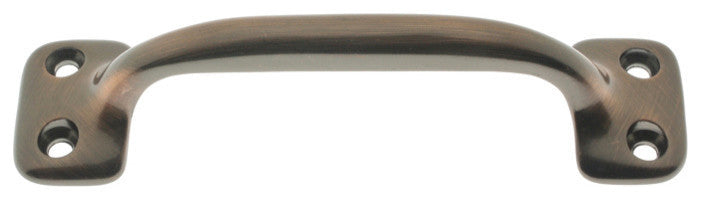 Genuine Solid Brass 4" c/c Sash Lift/Door Pull, Antique Copper