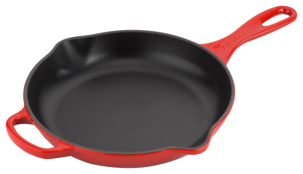 Le Creuset Signature Frying Pan With Metal Handle, 23 cm, Cerise