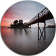 Santa Cruz Island Spain, Seashore Photo Disc Metal Artwork, 11"