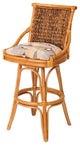 Balboa 30" Barstool In Antique Honey, Palms Pineapple