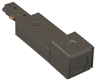 WAC Lighting H Track Live End BX Connector in Dark Bronze