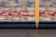 Kirsten Transitional Border Area Rug, Navy, 6'7'' X 9'6''