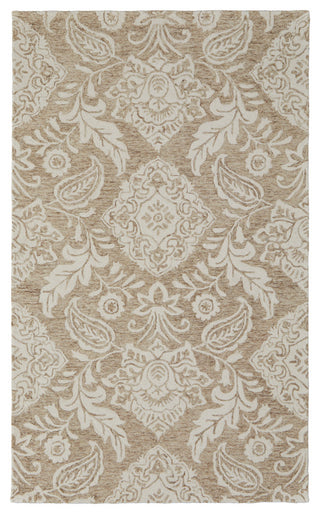Weave & Wander Natal Blue/Gray, Taupe/Ivory, 5'x8'