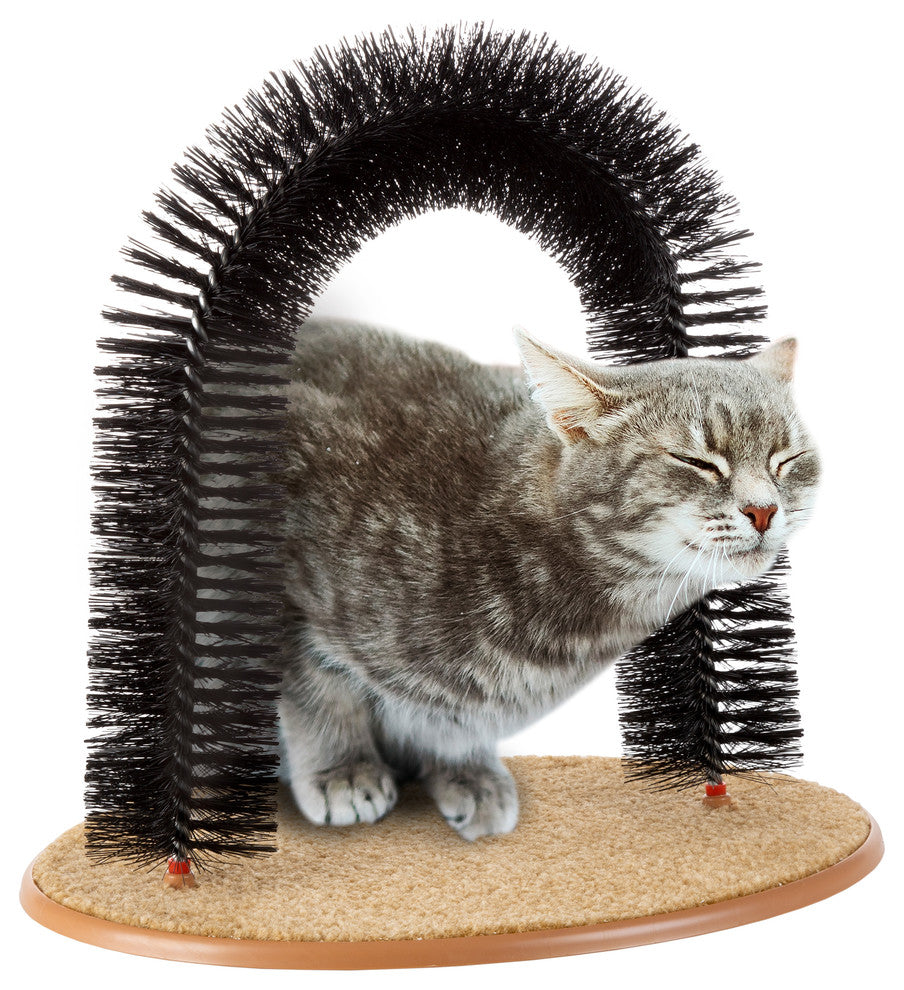 Self Grooming Cat Arch for Healthy Fur by PETMAKER