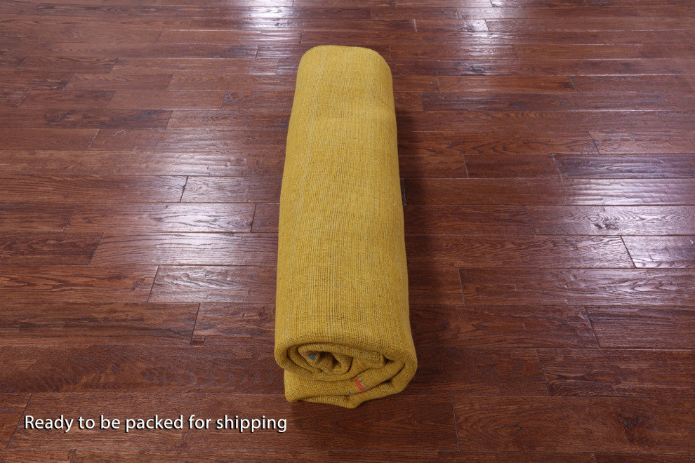 8' Square Persian Gabbeh Hand Knotted Wool Rug - Q15163