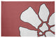 Petal Lines Spring Chenille Rug, Coral, 2'x3'