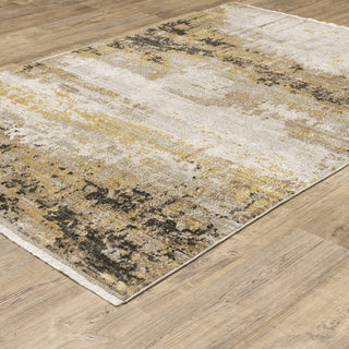Oriental Weavers Bauer 2061X Abstract Rug, Gold, 5'3"x7'6"