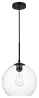 Living District LD2212BK Asimov 1-Light Pendant